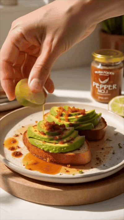 Avocado Toast with Muria Pepper No. 1