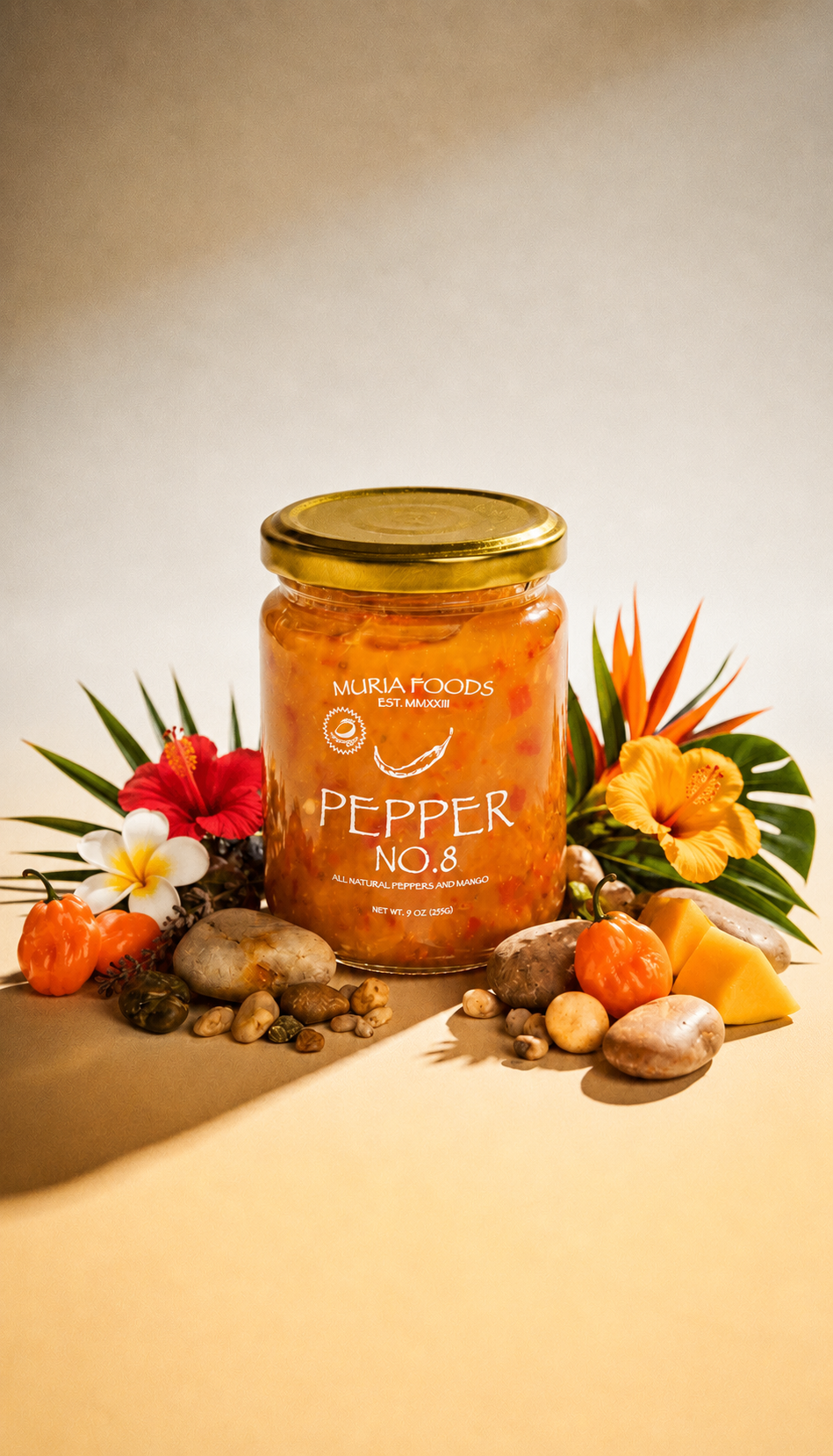 Muria Pepper No. 8 Sweet & Spicy Pepper Jelly, 9 oz