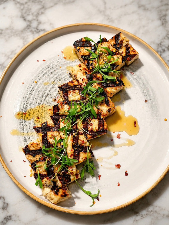 Grilled Muria Pepper No.8 Onion Cheese Coalho Cubes