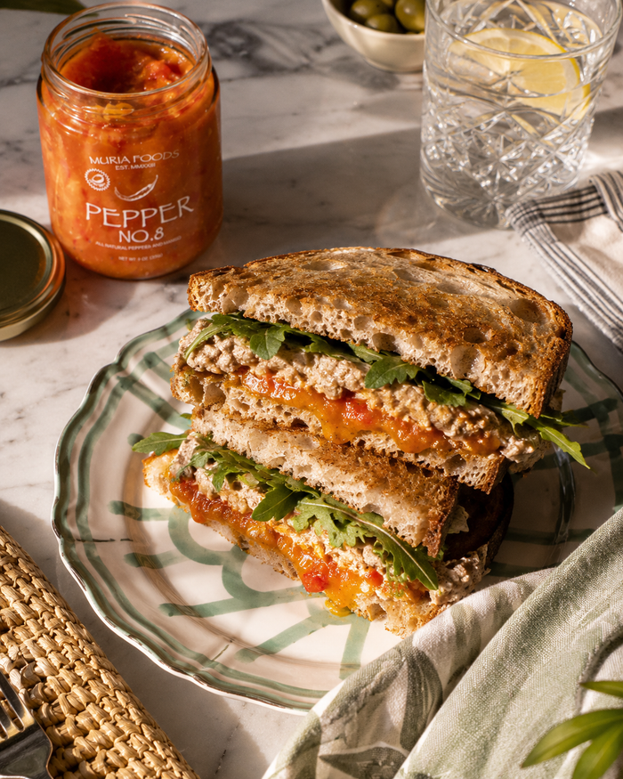Muria Pepper No. 8 Mango Tuna Sandwich