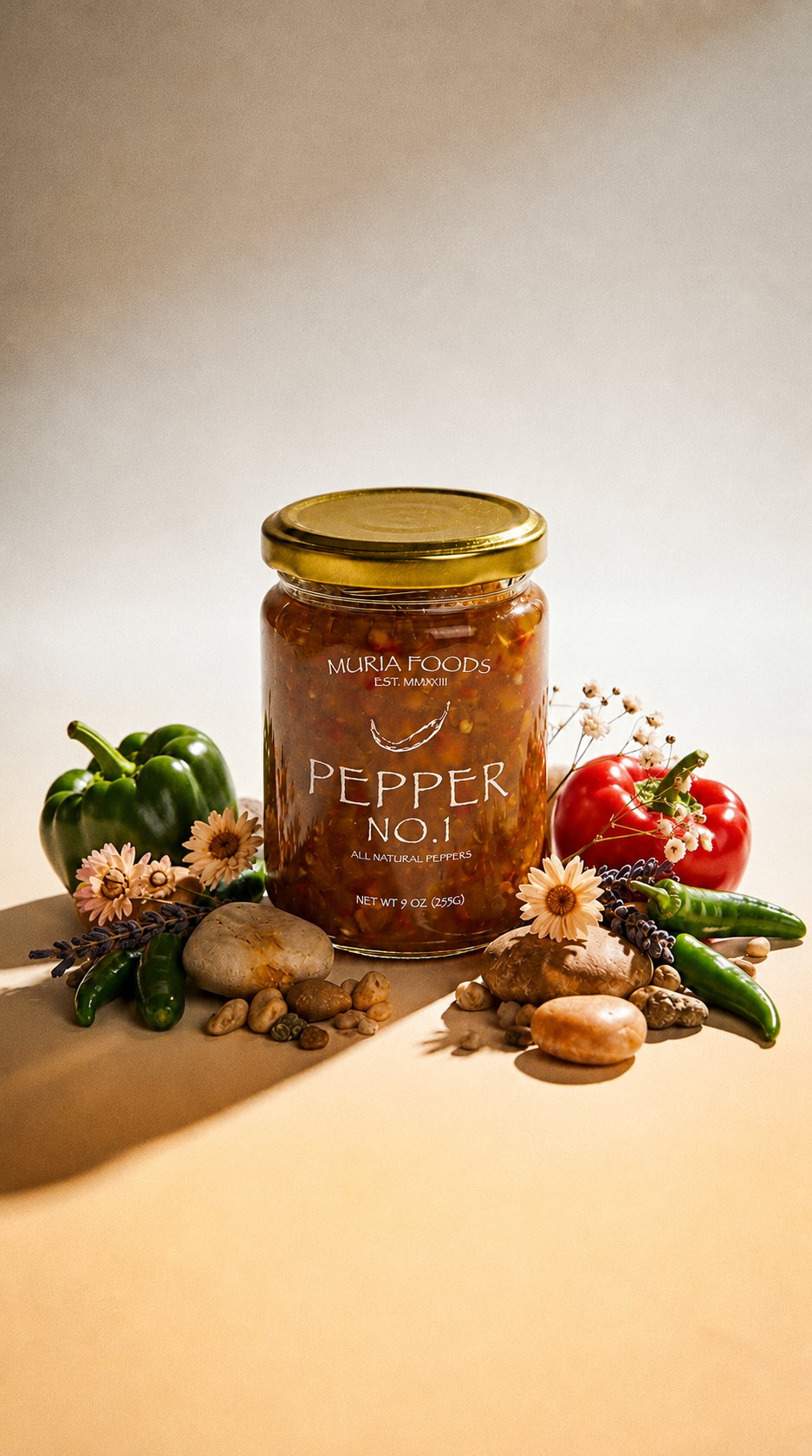 Muria Pepper No. 1 Sweet & Spicy Pepper Jelly, 9 oz