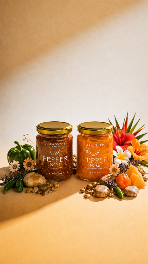 Muria Pepper Bundle - One Pepper No. 1 & One Pepper No. 8