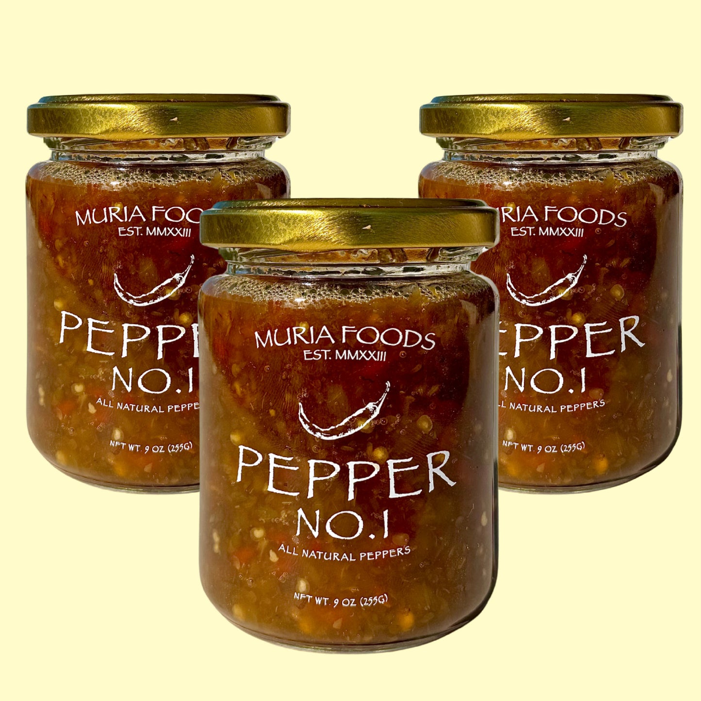 Pepper No. 1 Preserve - 3 Pack